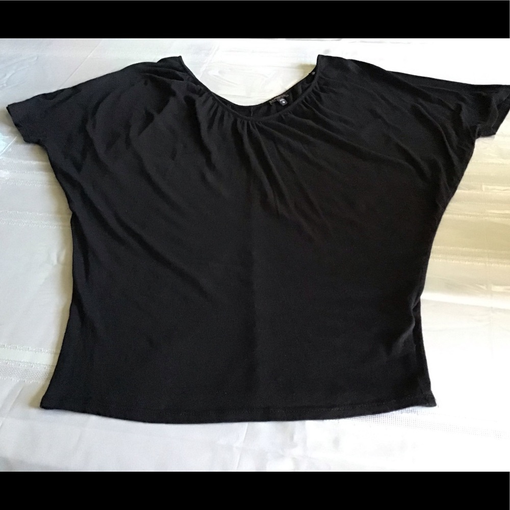 Express black blouse w/ scoop neck size XS